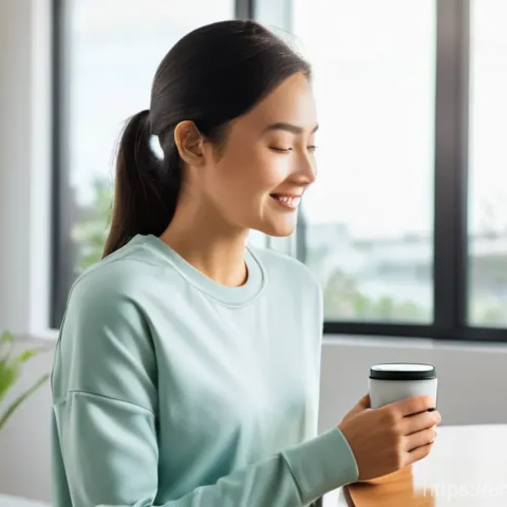 기타 브랜드별 스펙 비교 - **Prompt: A young woman in her late 20s is standing in a brightly lit, modern smart home living room...