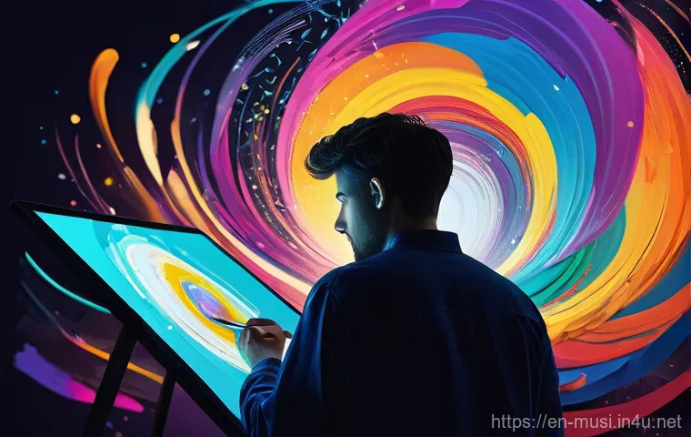 기타 트렌드 변화 - **Prompt:** A diverse professional (e.g., a woman in her early 30s) is sitting at a sleek, minimalis...