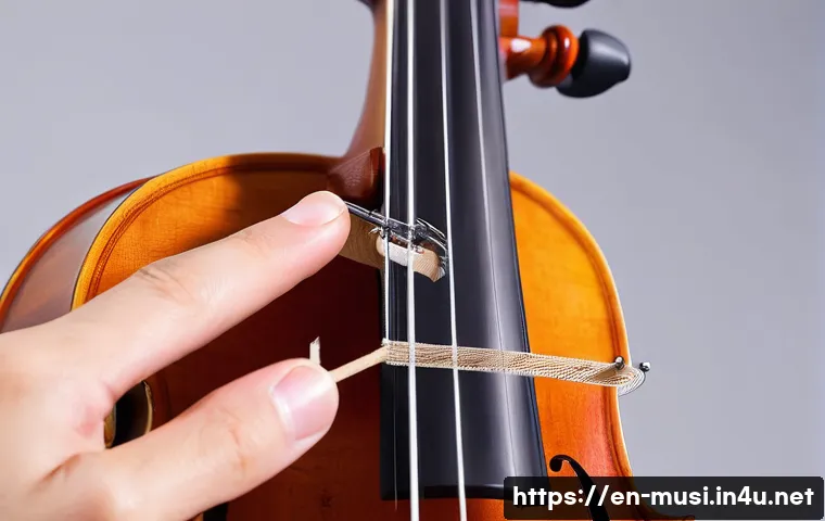 바이올린 현 교체법 관련 이미지 1